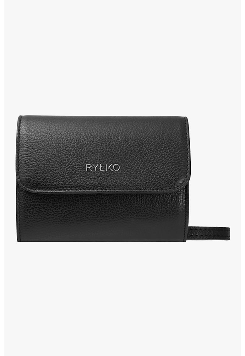 RYLKO - Geanta din piele cu bareta de umar din lant