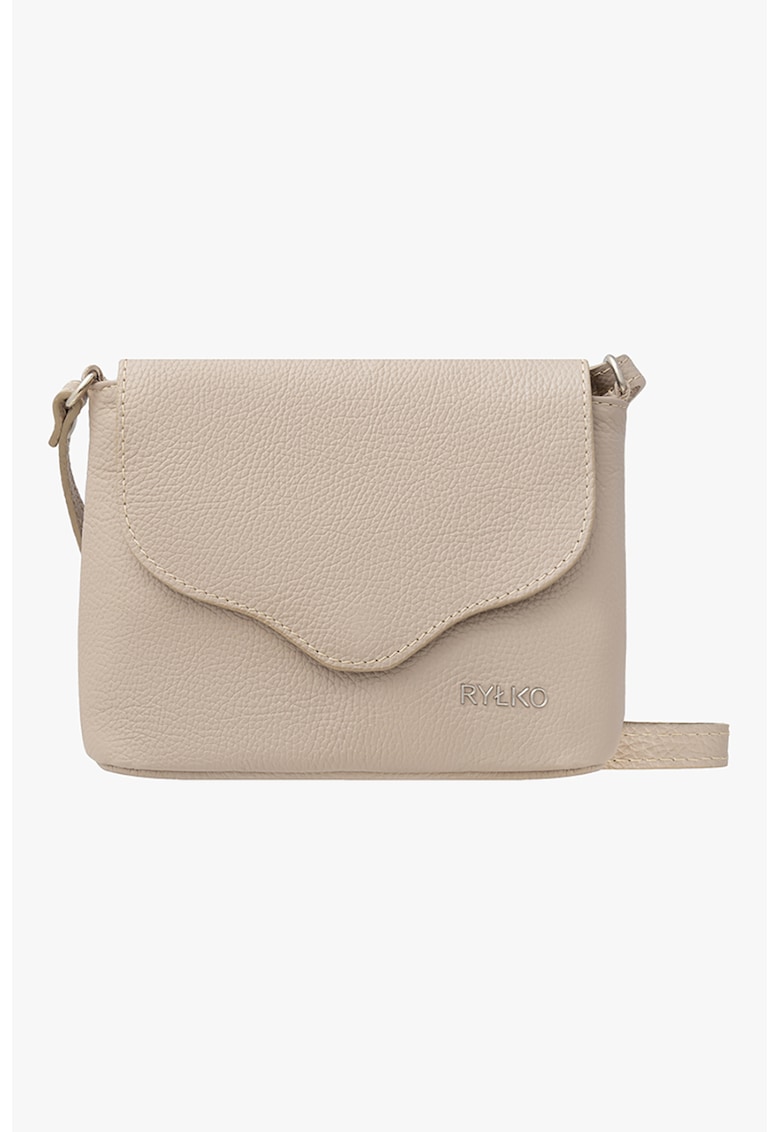 Geanta crossbody din piele cu clapa