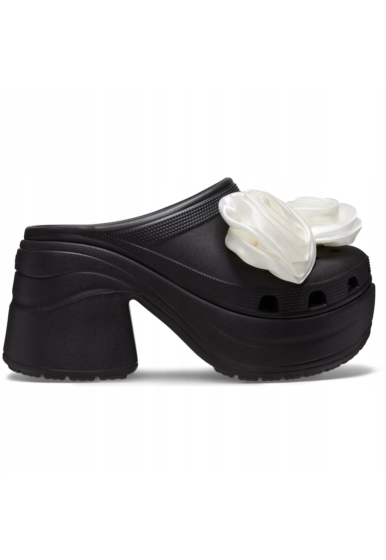 Saboti Femei - Siren Rosette 210367 Clog - Negru
