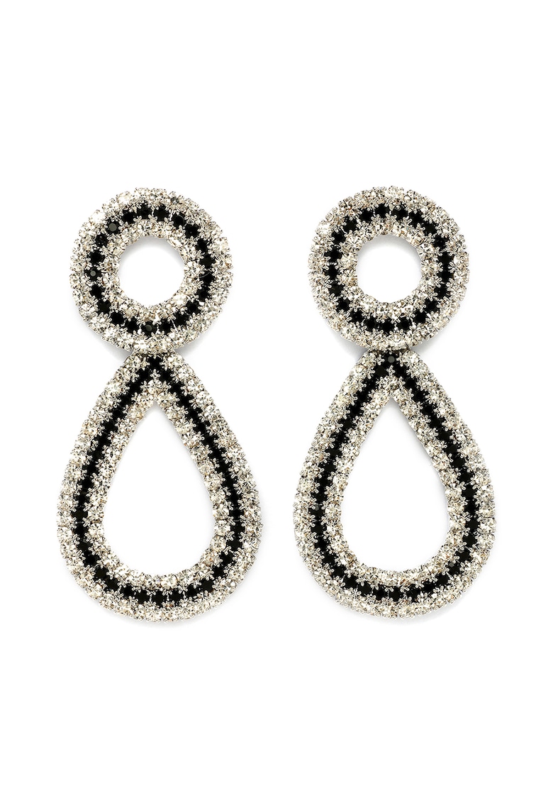 Cercei in forma de lacrima - cu cristale