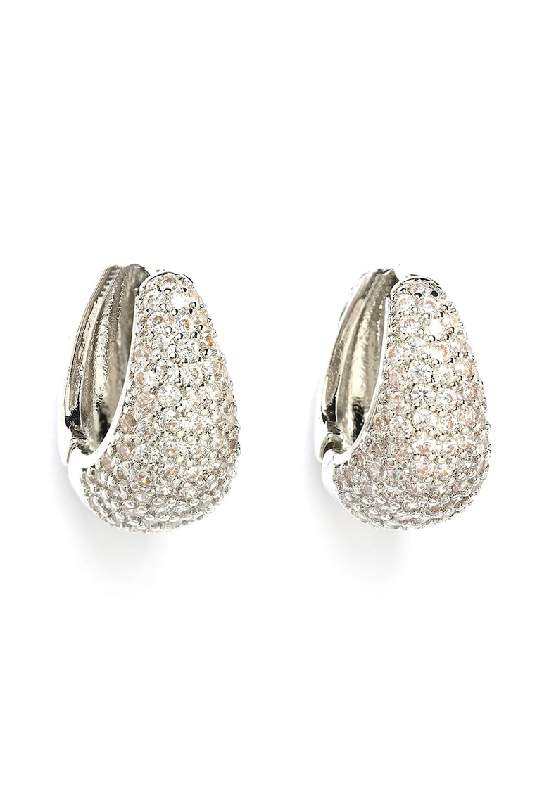 Cercei rotunzi - cu aspect masiv si cristale