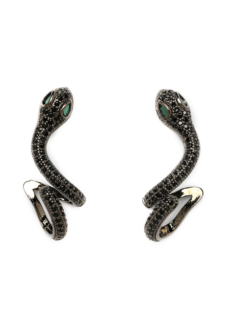 Cercei cu cristale - Negru