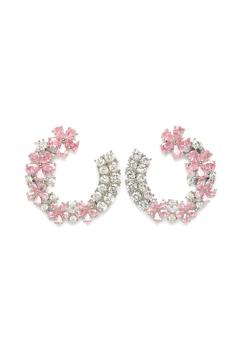 Cercei cu model floral