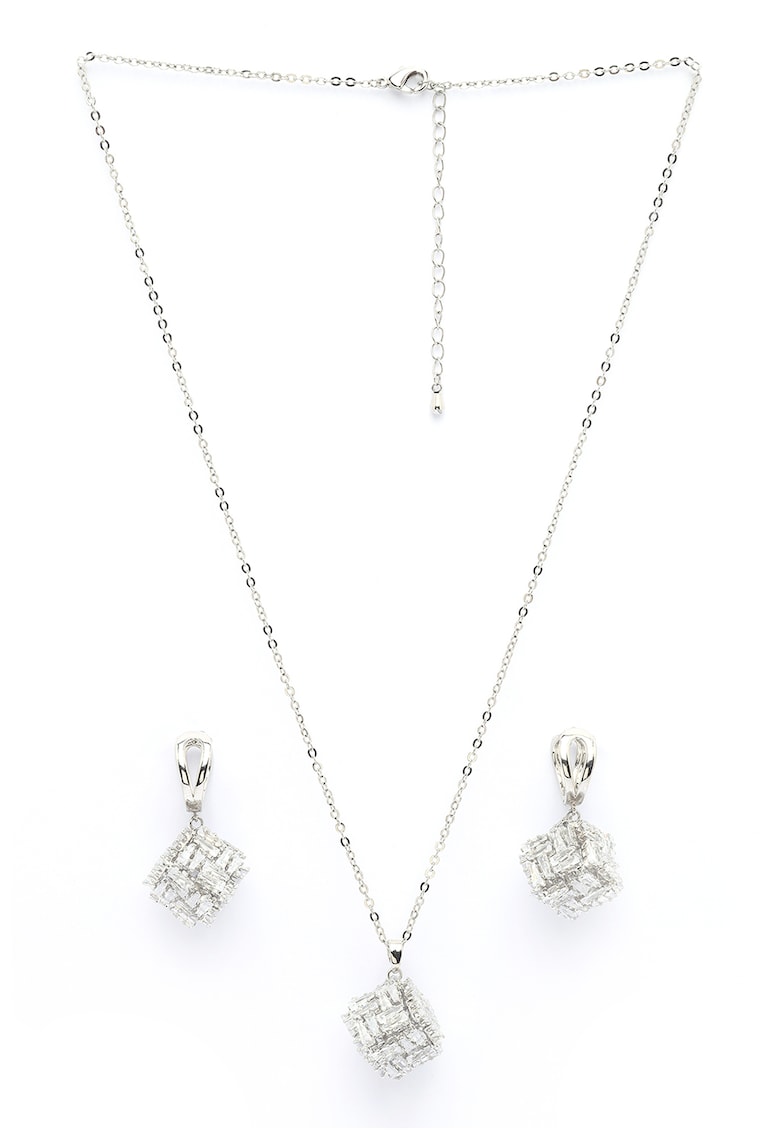 Set de cercei si colier Glittering Symphony