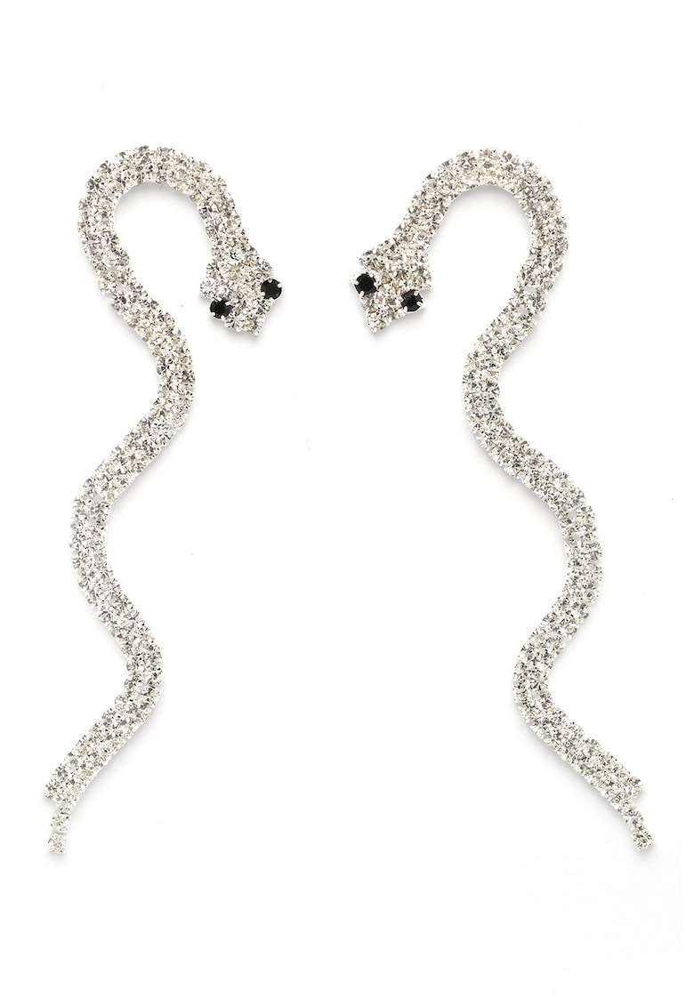 Cercei lungi Slithering Serpent - Transparent