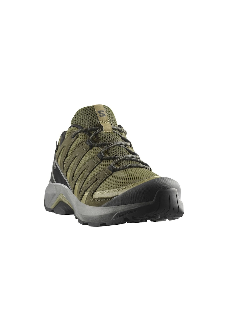 Pantofi trekking X-adventure Reckon - verde masliniu - material sintetic - pentru barbati -