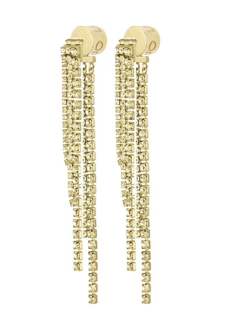 Cercei drop decorati cu cristale