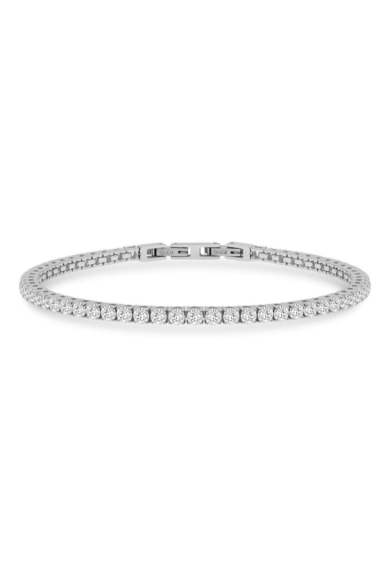 Bratara cu cristale - Argintiu