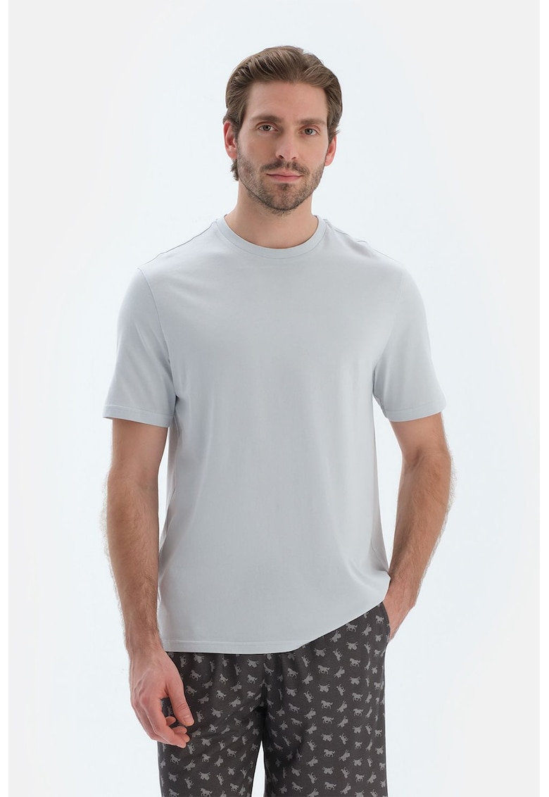 Bluza de pijama din amestec de bumbac