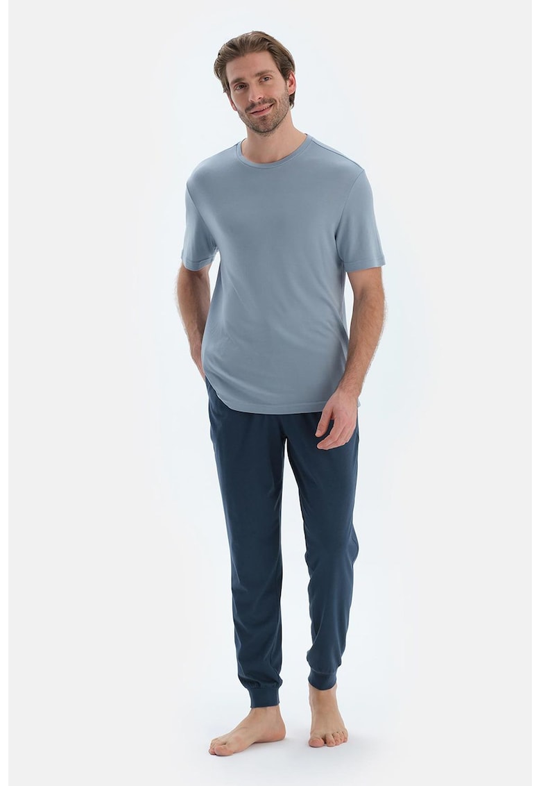 Pantaloni de pijama din amestec de bumbac