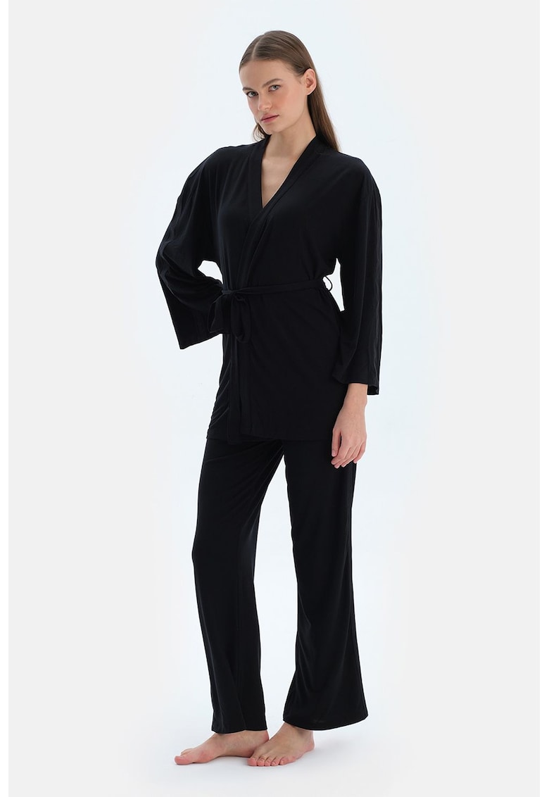 Bluza de pijama din amestec de lyocell