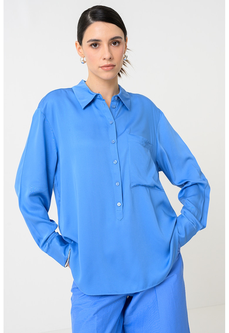 Camasa lejera cu buzunar pe piept