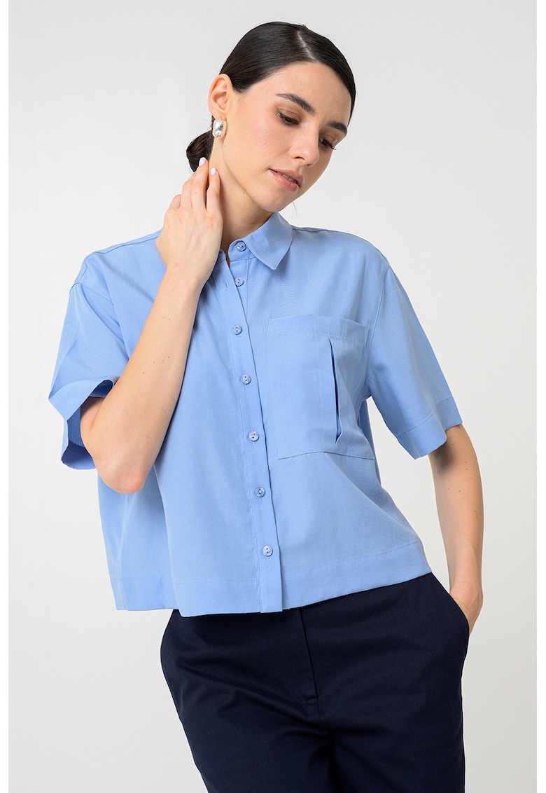 Camasa uni cu maneci scurte