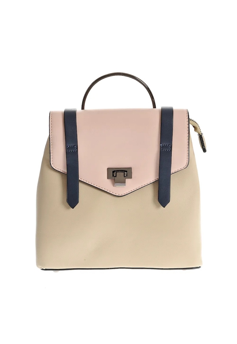 Rucsac casual din piele ecologica cu bretele detasabile