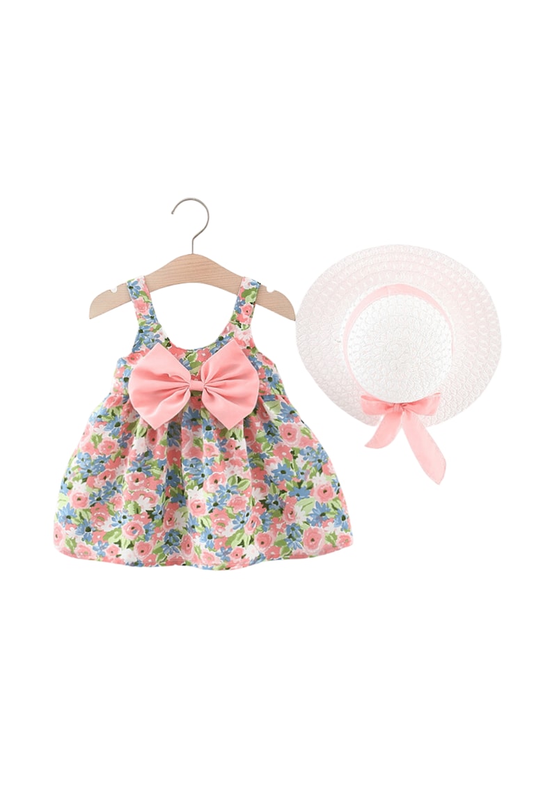 Rochita Fetite cu Palarie Roz Paula