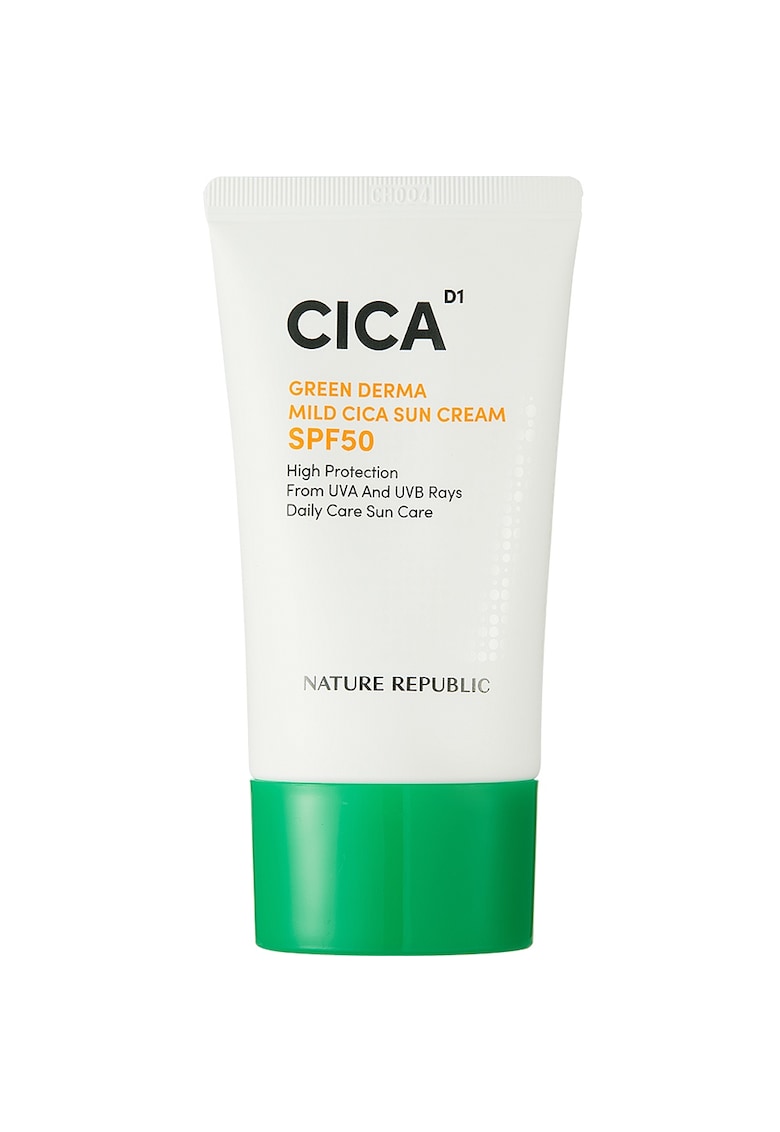 Green Derma Mild Cica Sun Cream Crema de fata SPF 50 50 ml