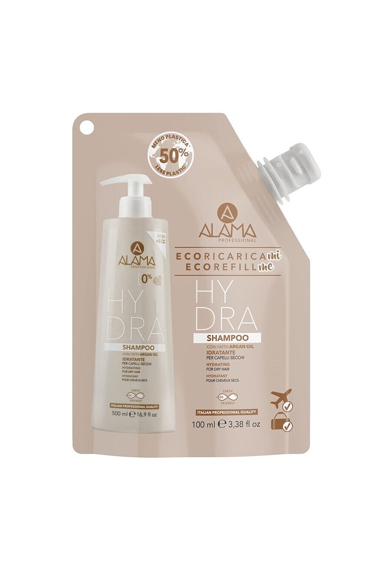 Sampon pentru par uscat  Hydra - 100 ml - hidratare intensa - textura usoara Sampon pentru par uscat  Hydra - 100 ml - hidratare intensa - textura usoara