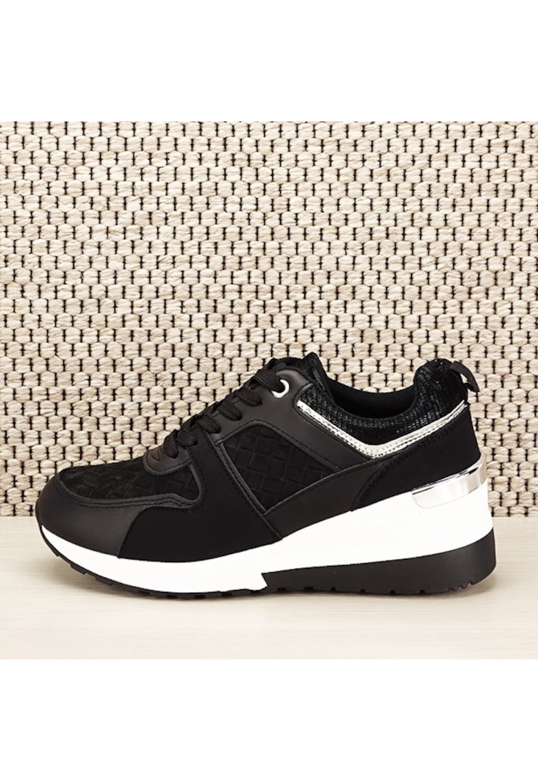 Sneakers negru High-Top Crina M4 8901