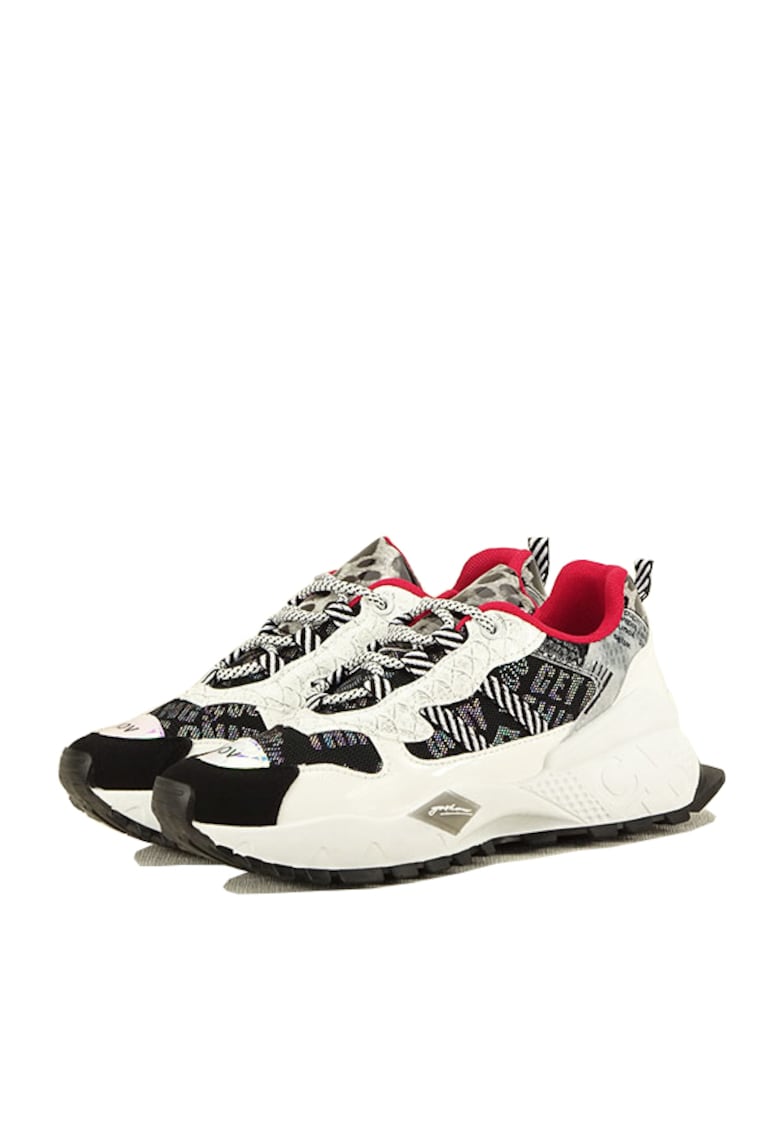 Sneakers negu cu alb Dana M3 6335