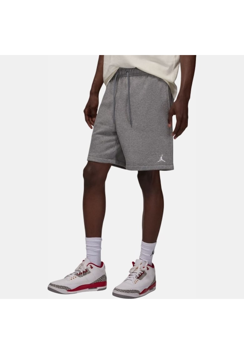 Pantaloni scurti barbati - Fleece - Gri