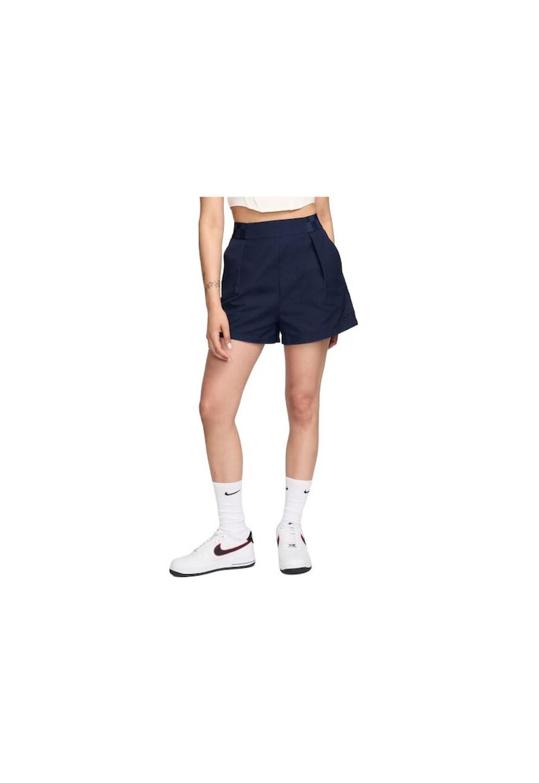 Pantaloni scurti sport dama bumbac - bleumarin