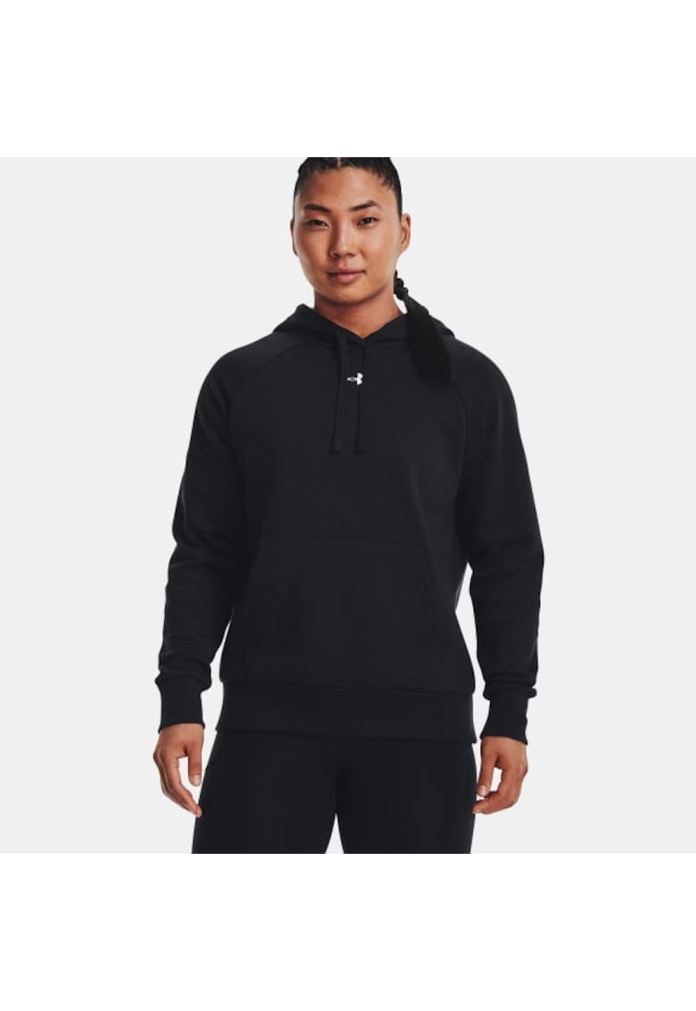 Hanorac sport dama  bumbac/poliester - negru