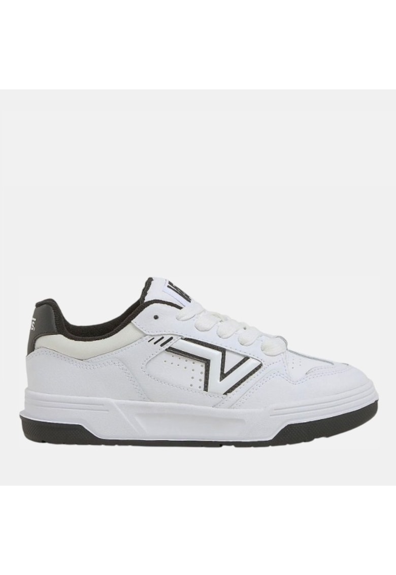 Pantofi sport barbati alb/negru - sintetic - talpa confortabila