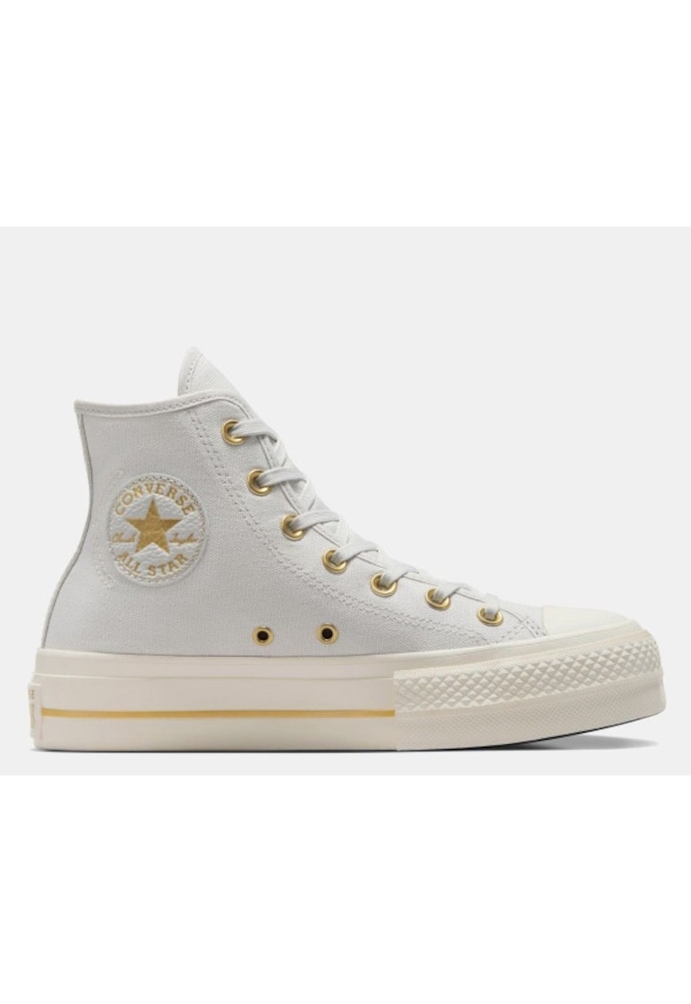 Tenisi dama Chuck Taylor All Star Lift - Cauciuc - Gri/Alb