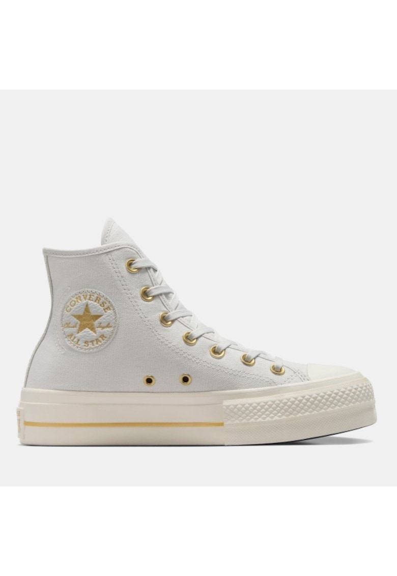 Tenisi dama Chuck Taylor All Star Lift - Cauciuc - Gri/Alb