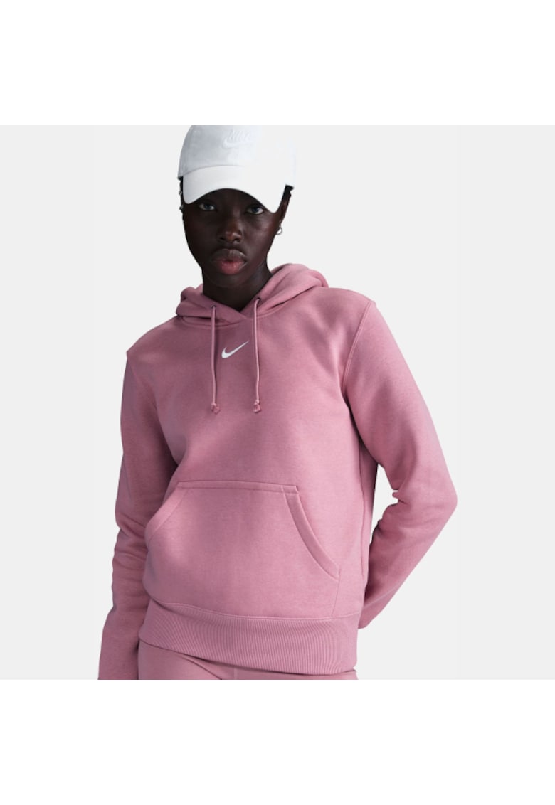 Hanorac sport dama fleece - roz