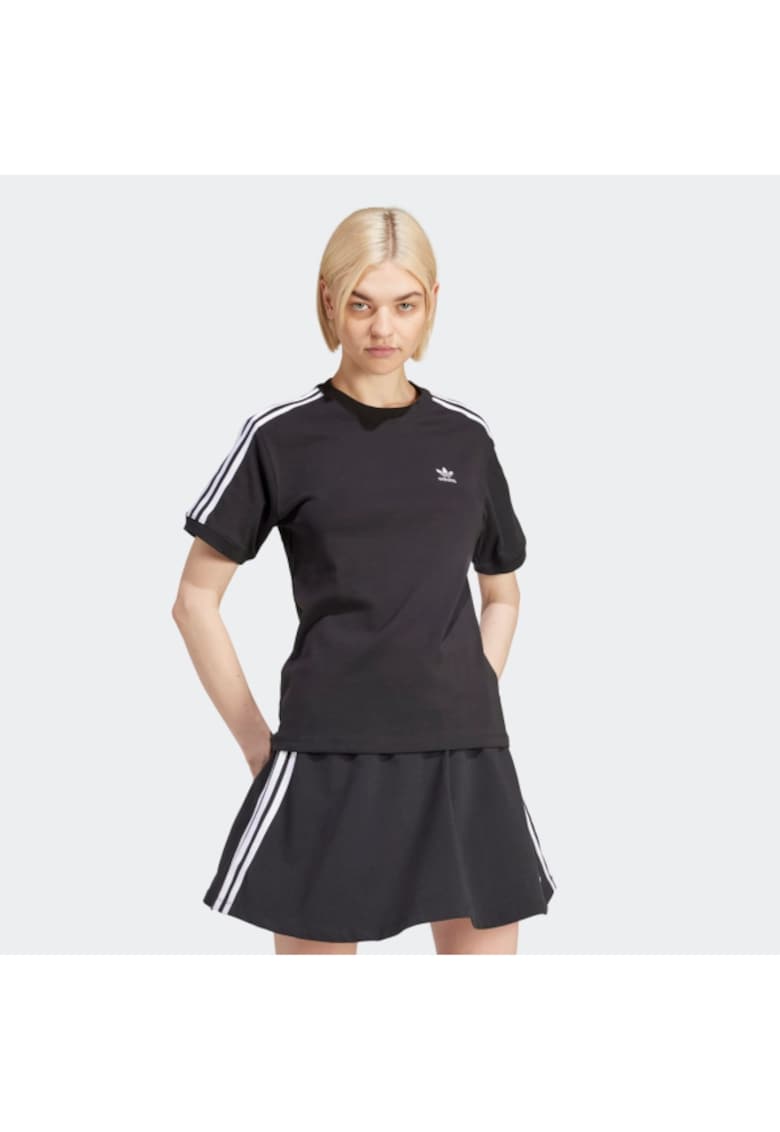 Tricou pentru dama  bumbac/elastan - negru