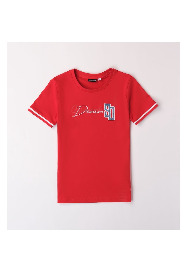 Tricou cu imprimeu rosu pentru baiat - Rosu