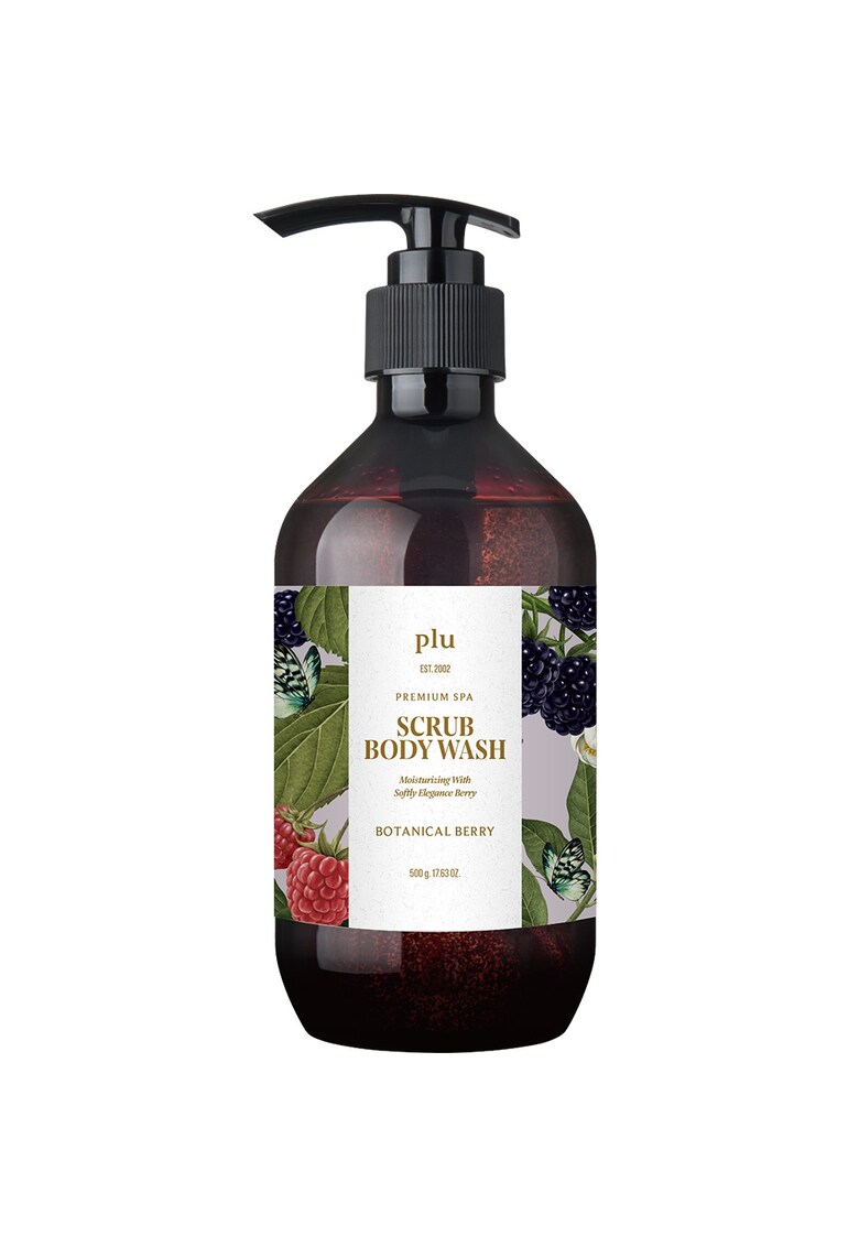 Gel de dus exfoliant cu fructe de padure - 500 gr