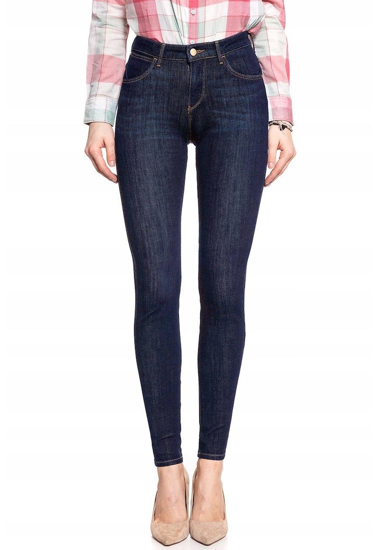 Дамски дънки - Super Skinny - 10883-184 - Памучни - Дълги - Petite - Дънкови - W24-L32 US - Сини