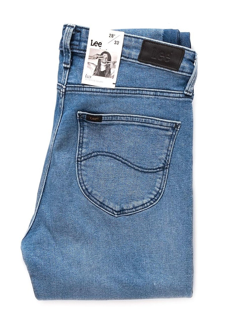 Blugi Dama - Elly 28/33 - Bumbac - Zipper - Lung - 5 Buzunare 2 Mari 2 Medii Exterioare1 Mic Interior - Talie Medie - Albastru Blugi Dama - Elly 28/33 - Bumbac - Zipper - Lung - 5 Buzunare 2 Mari 2 Medii Exterioare1 Mic Interior - Talie Medie - Albastru