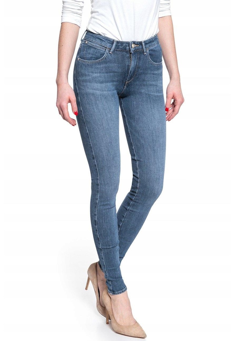 Дамски дънки - Super Skinny - 20997-184 - Памучни - Дълги - Petite - Дънкови - W24-L32 US - Сини