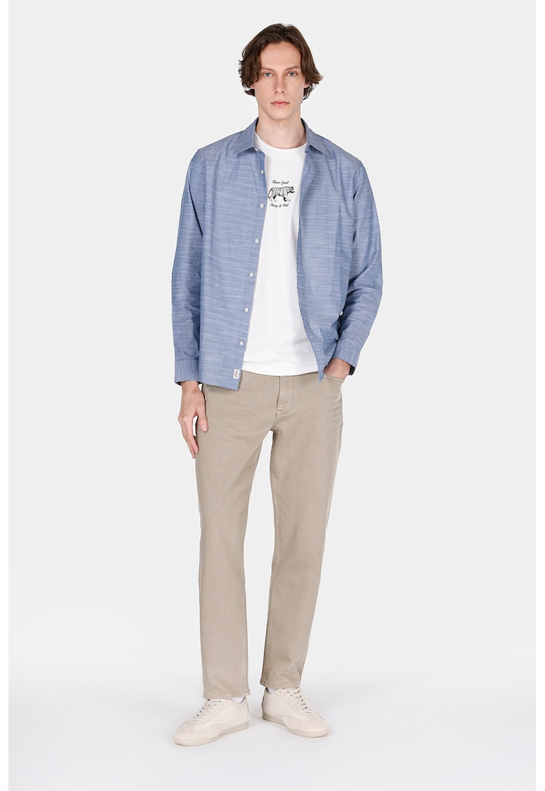 Camasa din bumbac cu maneci lungi CL1073846