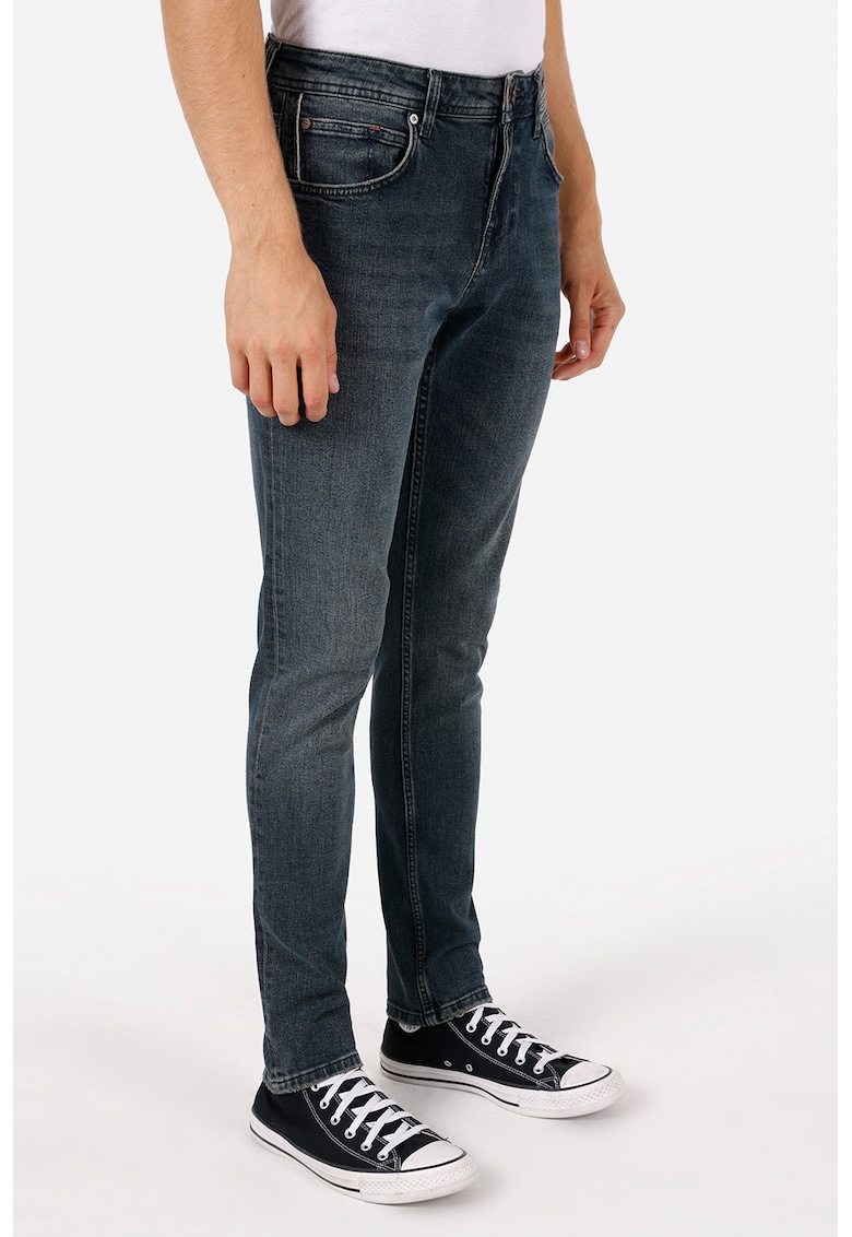 Blugi skinny cu 5 buzunare