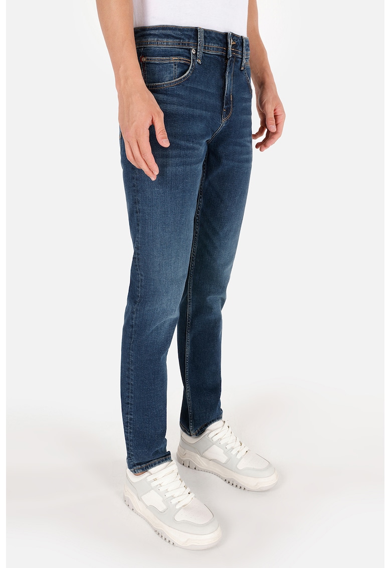 Blugi regular fit cu talie medie