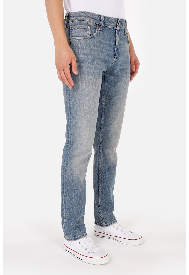 Blugi cu aspect decolorat