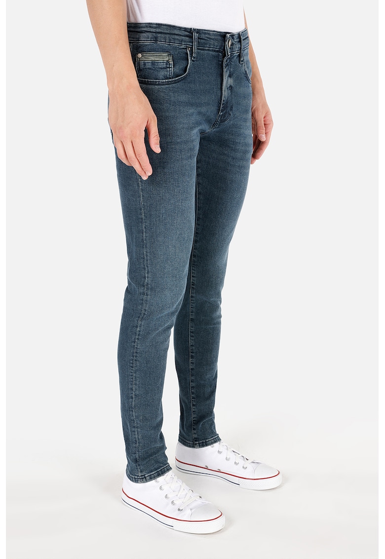 Blugi skinny 041 Danny - Albastru