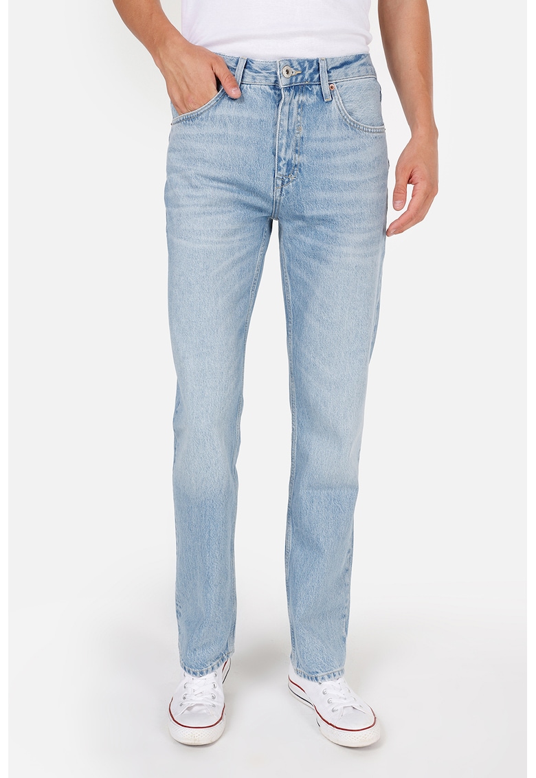 Blugi regular fit cu 5 buzunare