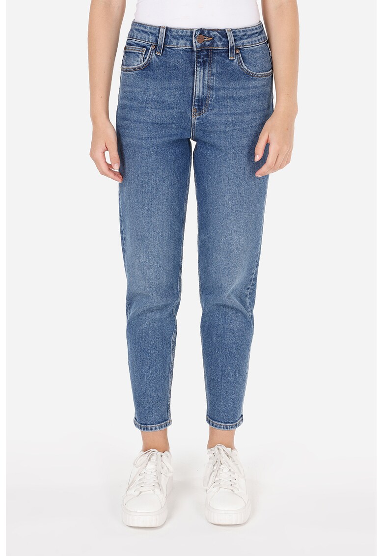 Blugi crop conici - Albastru