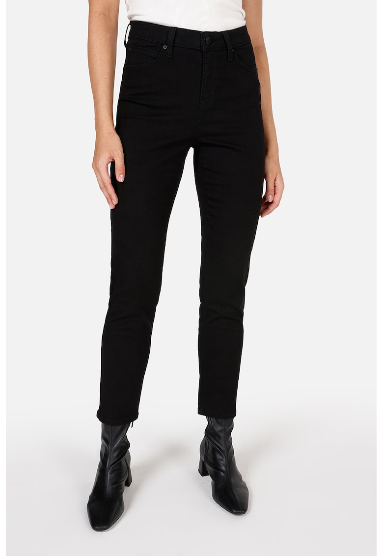 Blugi skinny cu talie inalta