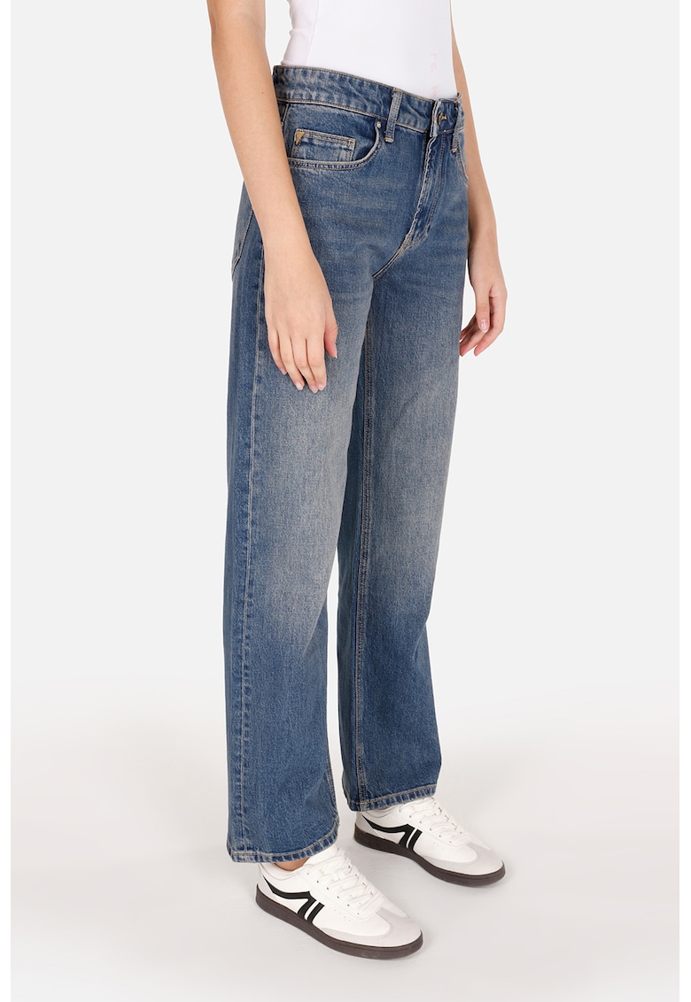 Blugi cu croiala ampla si 5 buzunare