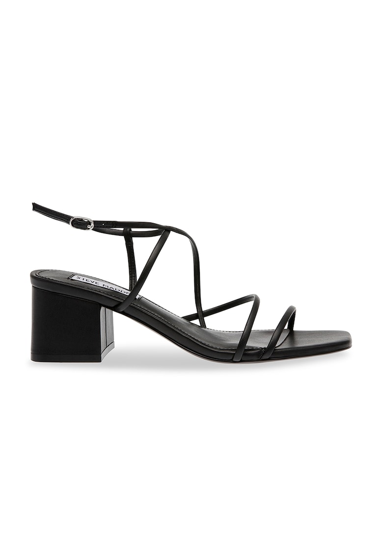 Sandale cu barete multiple si toc masiv Remmi