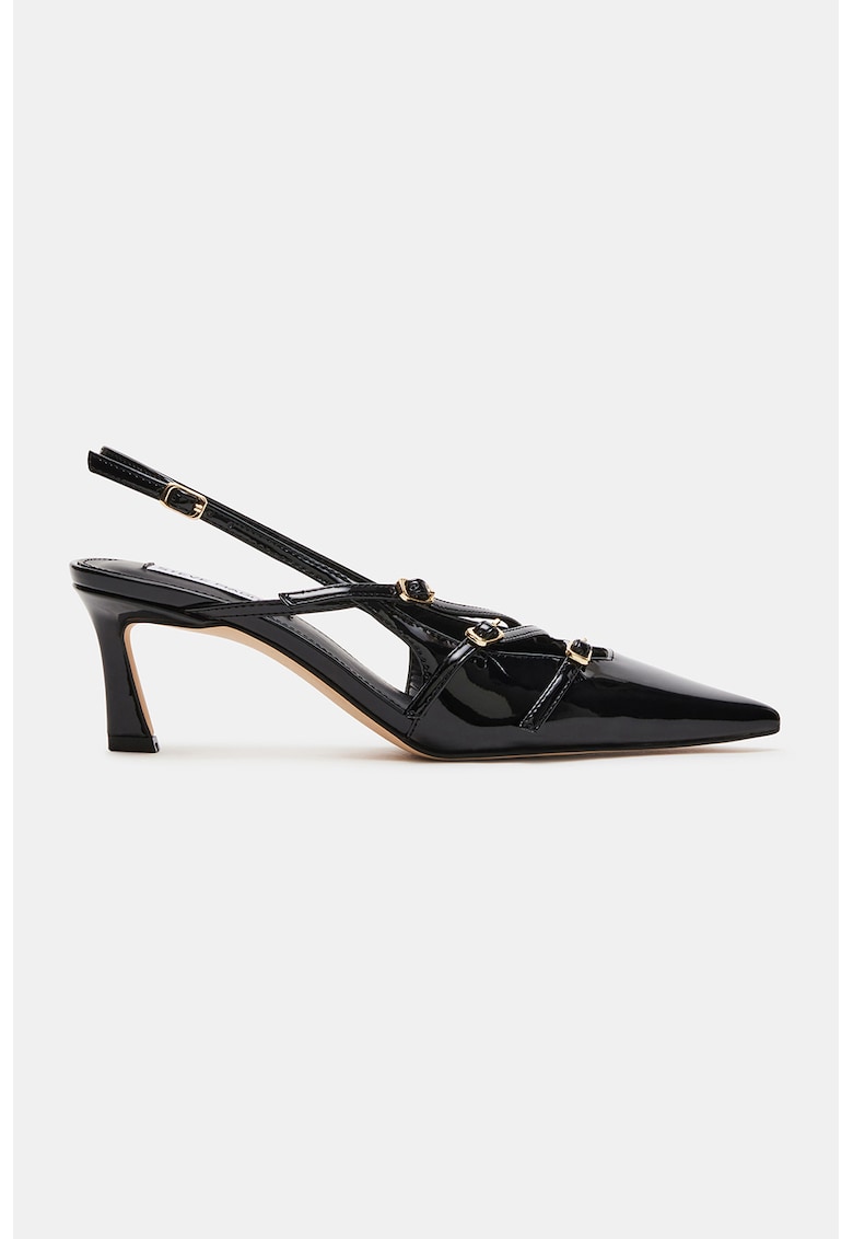 Pantofi cu barete multiple si varf ascutit