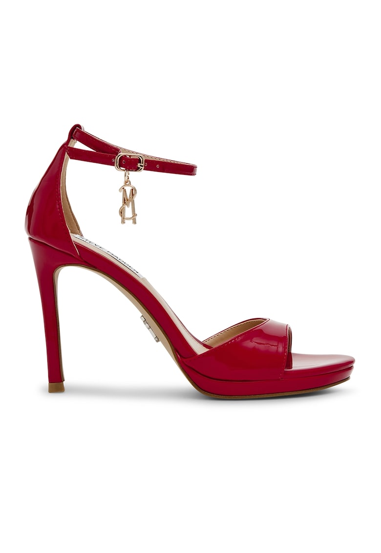 Sandale cu aspect lacuit