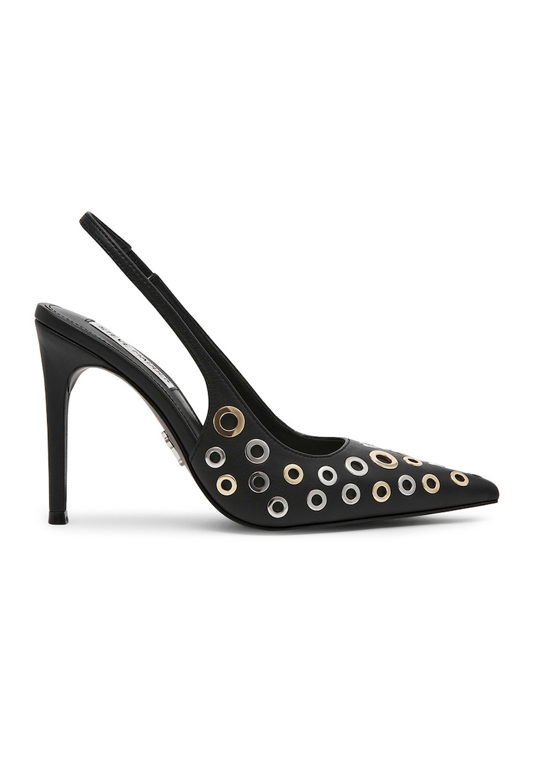 Pantofi slingback cu anouri - Auriu/Negru/Argintiu