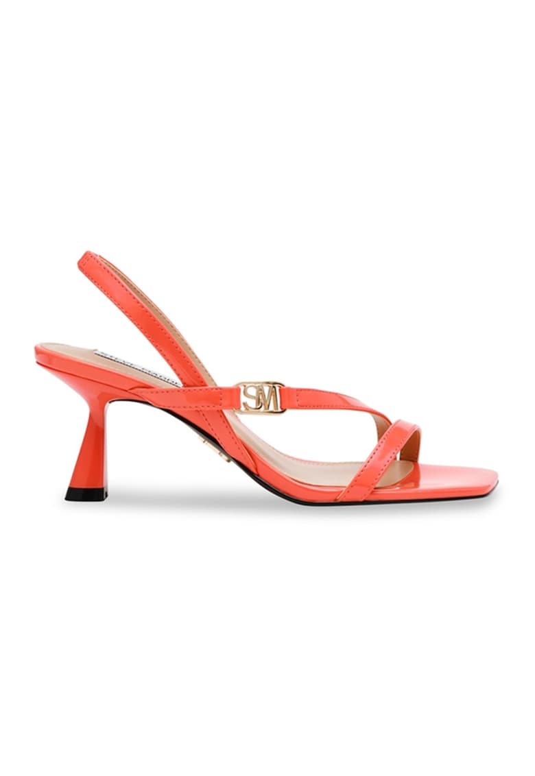 Sandale cu toc kitten - Coral
